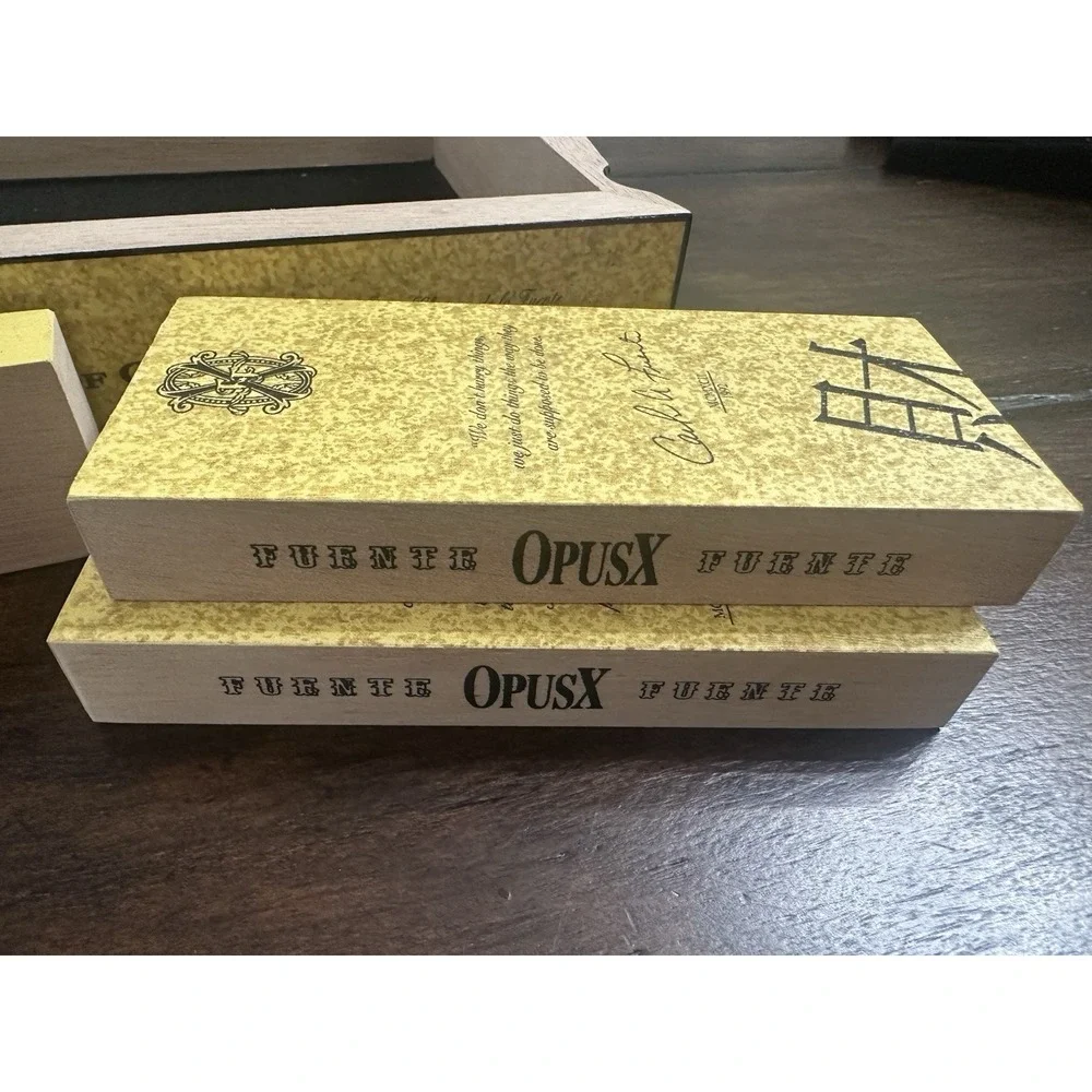 Fuente Opus X Templo de Oro‎ Limited Edition Empty Cigar Box